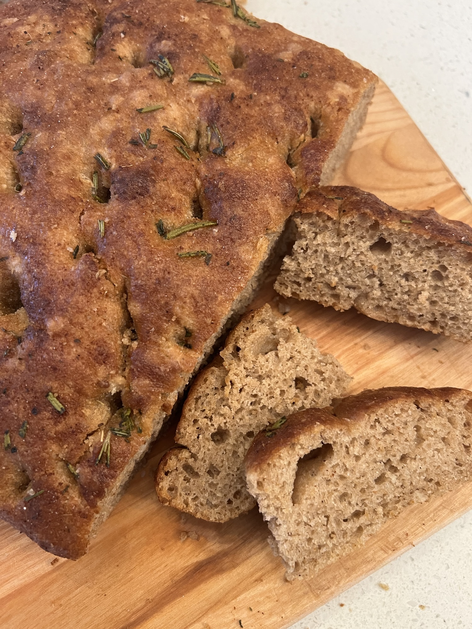 Same-Day Sourdough Discard Focaccia with Fresh-Milled Flour